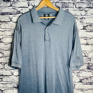 Vintage 90s Nike Golf Tiger‎ Woods Polo Shirt Size Large Gray’s